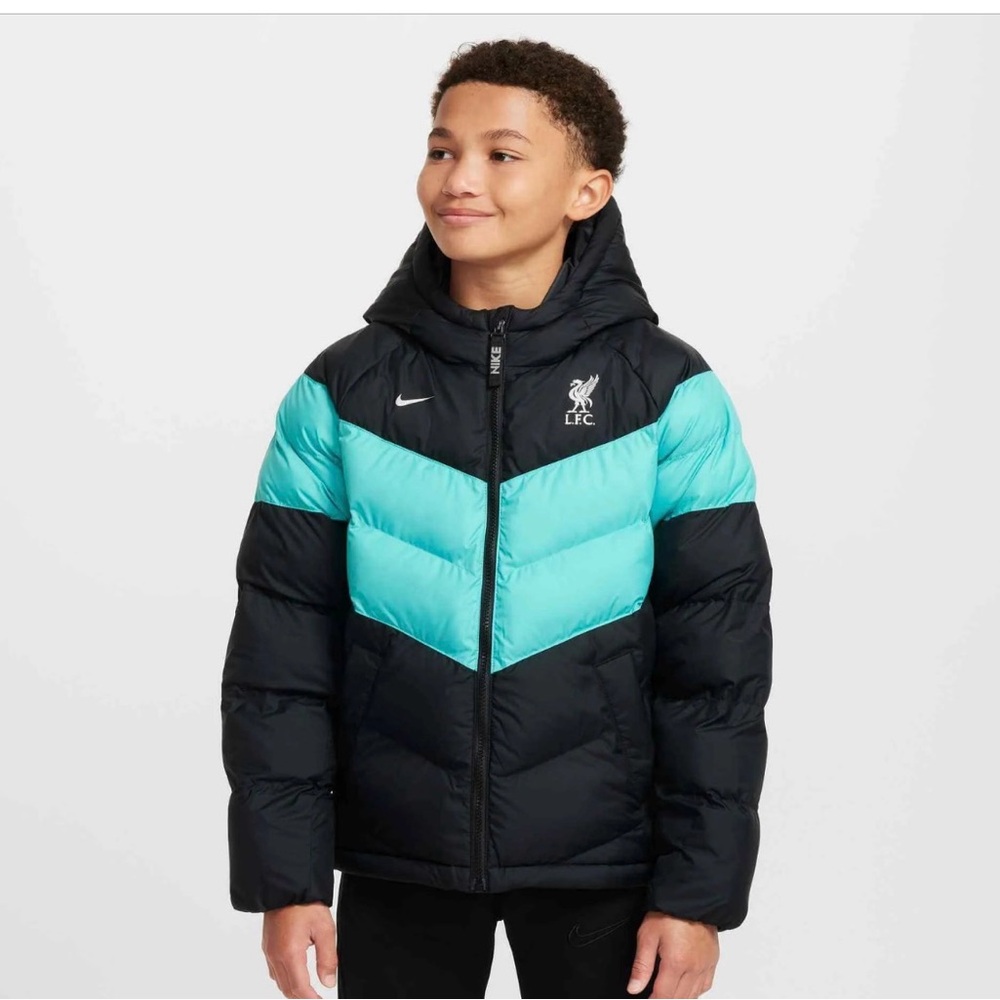 Liverpool FC Big Kids Nike Soccer Synthetic-Fill Hooded Jacket Size L